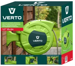 Wąż z automatycznym zwijaczem 20m Verto 15G891