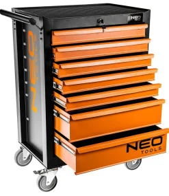 Wózek narzędziowy z wyposażeniem, 129 szt. Neo 84-222-9