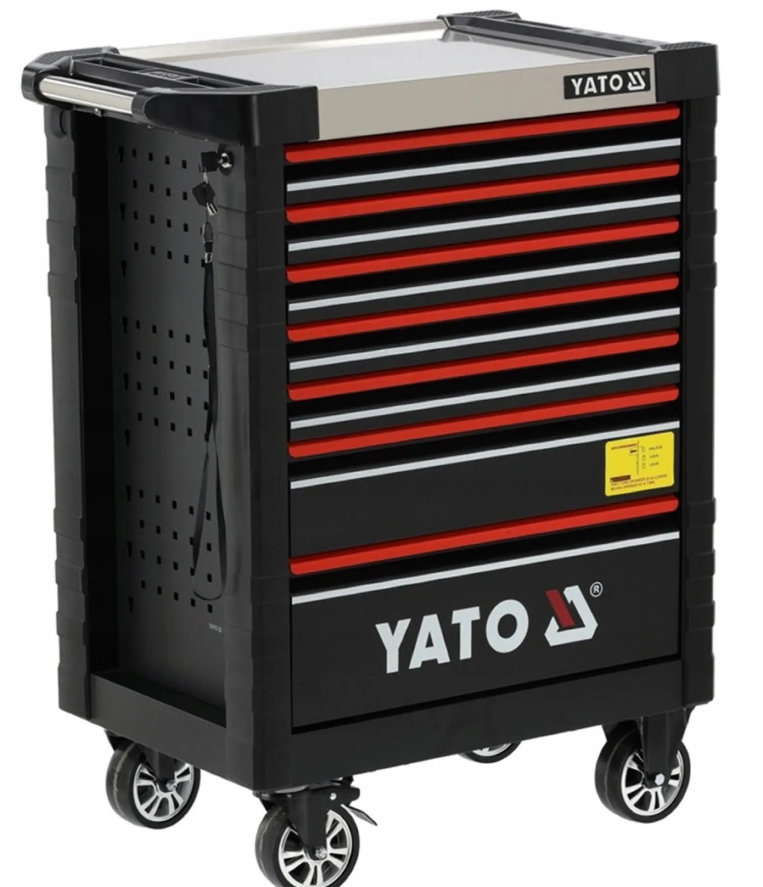 Wózek narzędziowy z wyposażeniem, 190 szt. Yato YT-55306