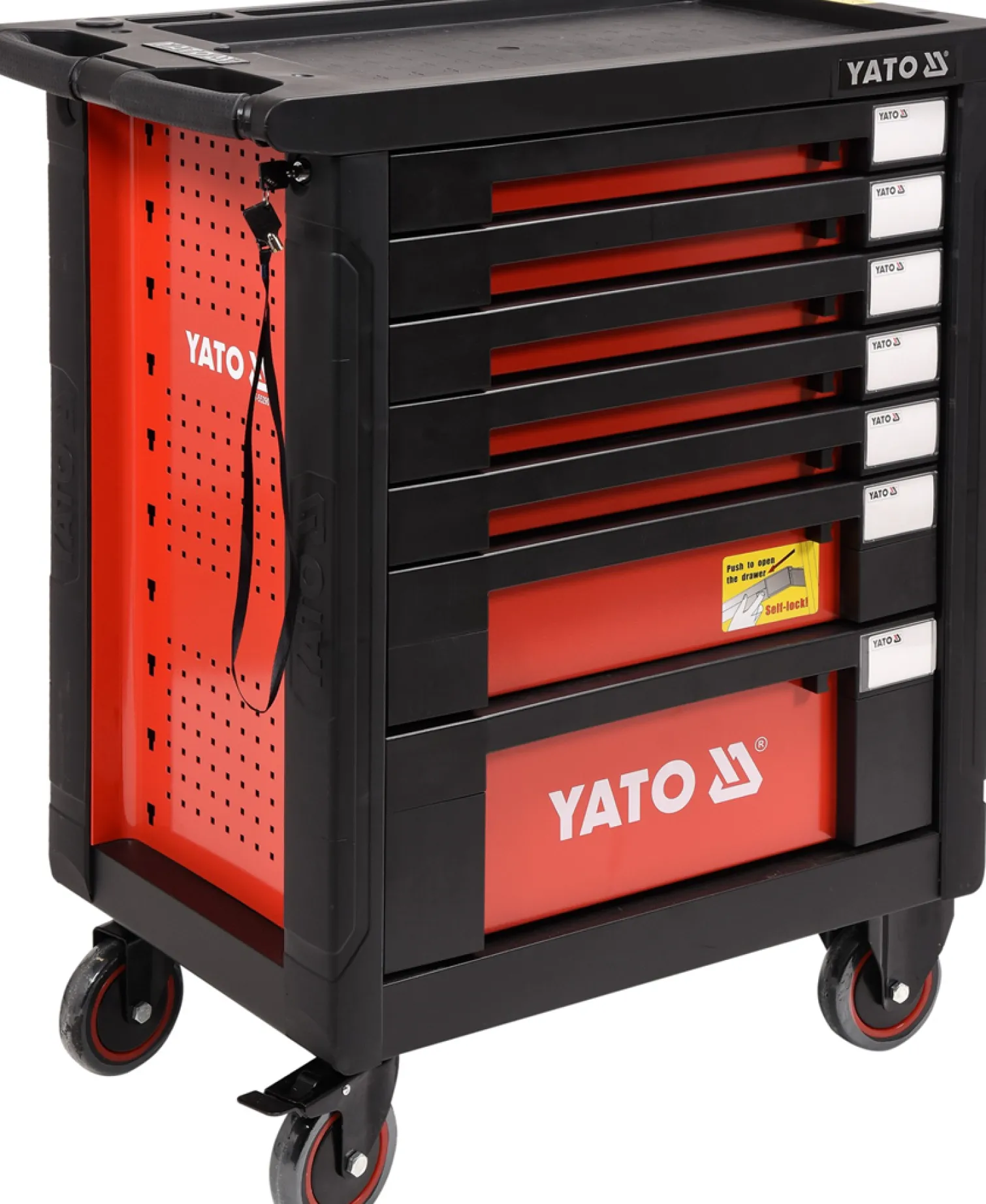 Wózek narzędziowy z wyposażeniem, 211 szt. Yato YT-55290