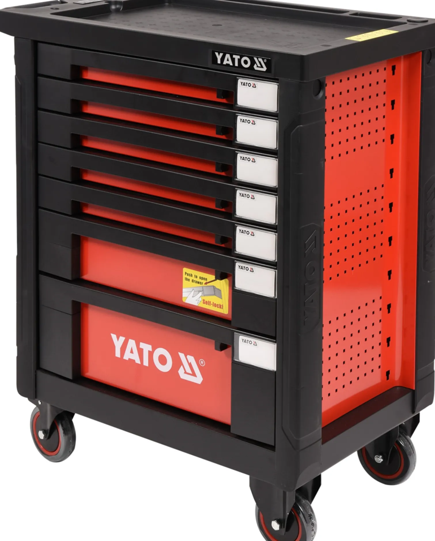 Wózek narzędziowy z wyposażeniem, 211 szt. Yato YT-55290