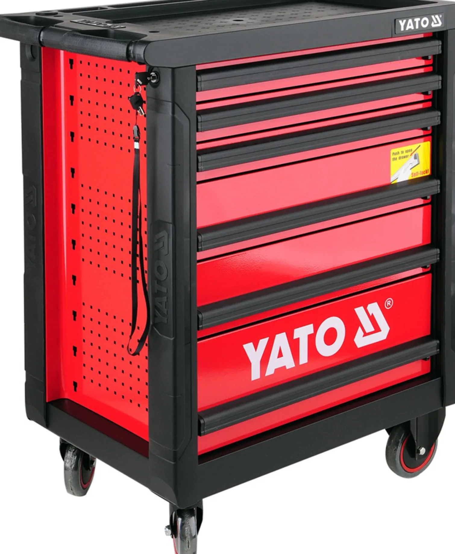 Wózek narzędziowy z wyposażeniem, 177 szt. Yato YT-5530