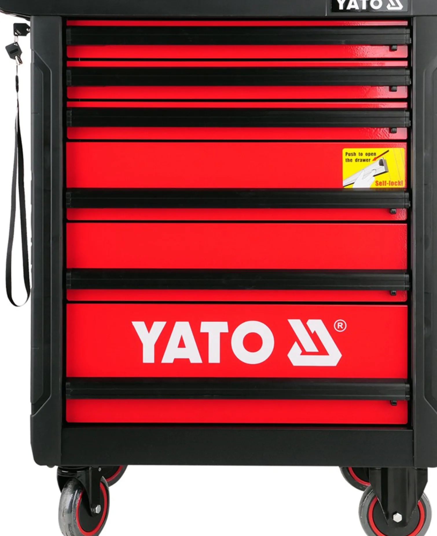 Wózek narzędziowy z wyposażeniem, 177 szt. Yato YT-5530