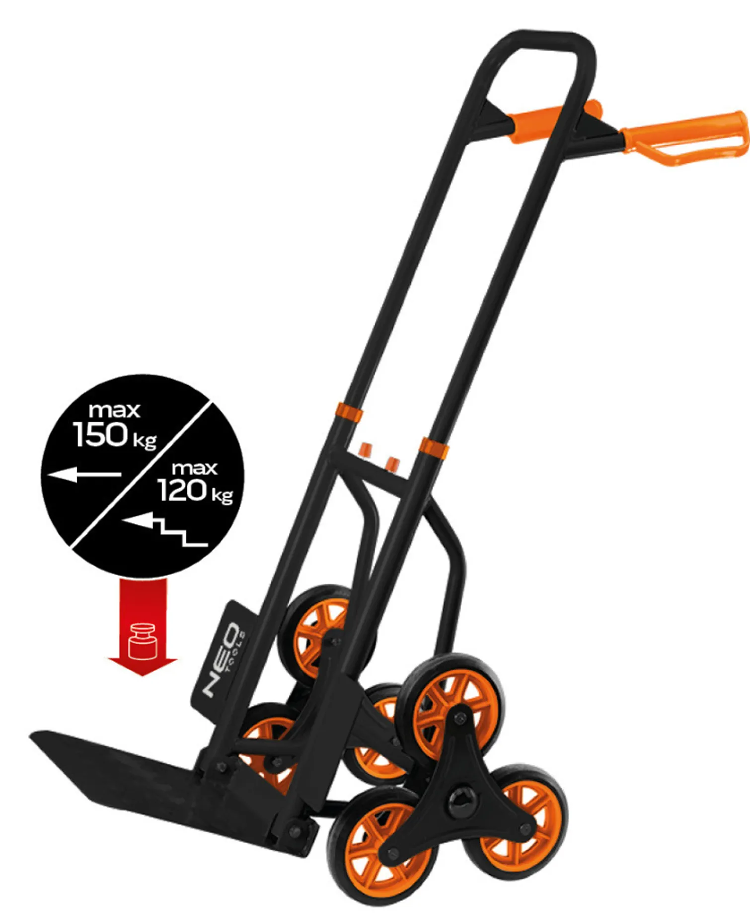 Wózek transportowy schodowy 120/150kg Neo 84-402