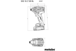 Zakrętarka udarowa Metabo SSD 18 LT 200 BL