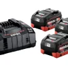 Zestaw 3 akumulatorów 18V LiHD 5.5Ah i ładowarki ASC 30-36V Metabo 685074000