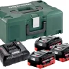 Zestaw 3 akumulatorów 18V LiHD 5.5Ah i ładowarki ASC 30-36V w MetaLoc Metabo 685069000