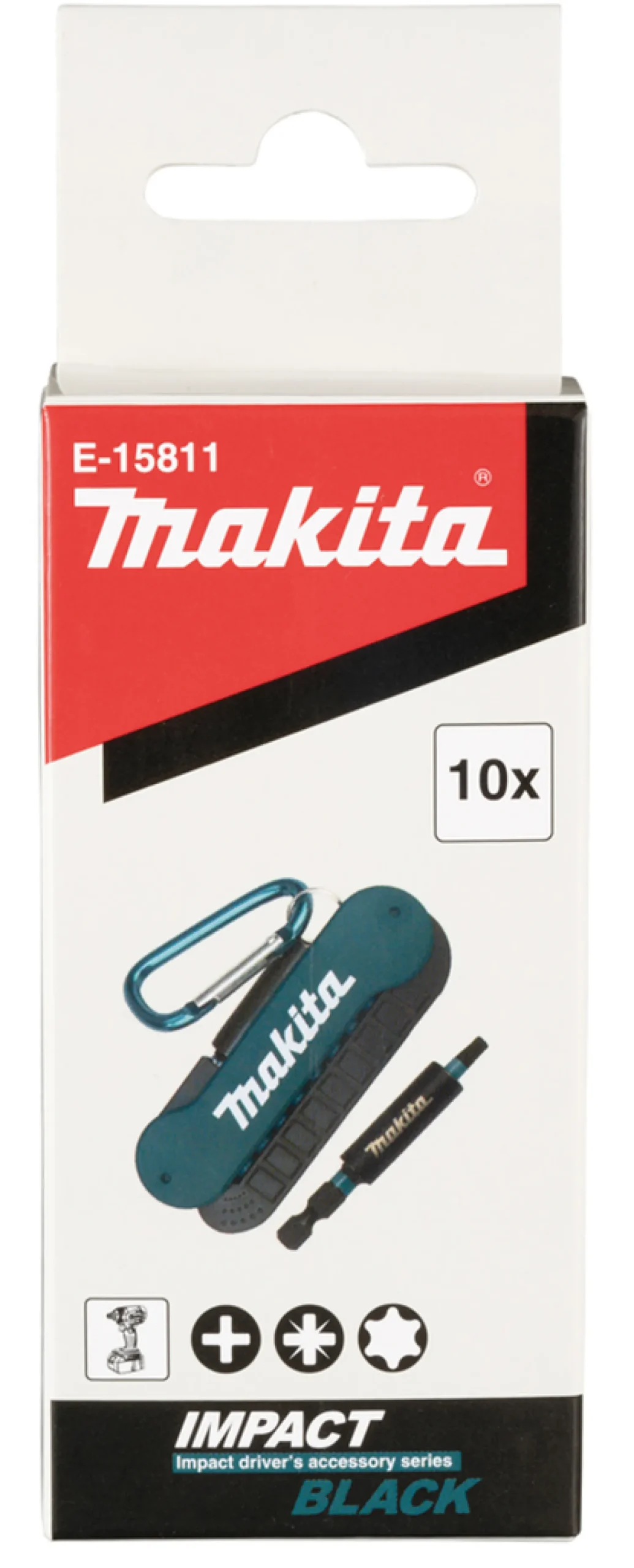 Zestaw bitów do zakrętarki udarowej Makita E-15811