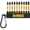 Zestaw bitów skrętnych, 10szt. DeWalt DT7276