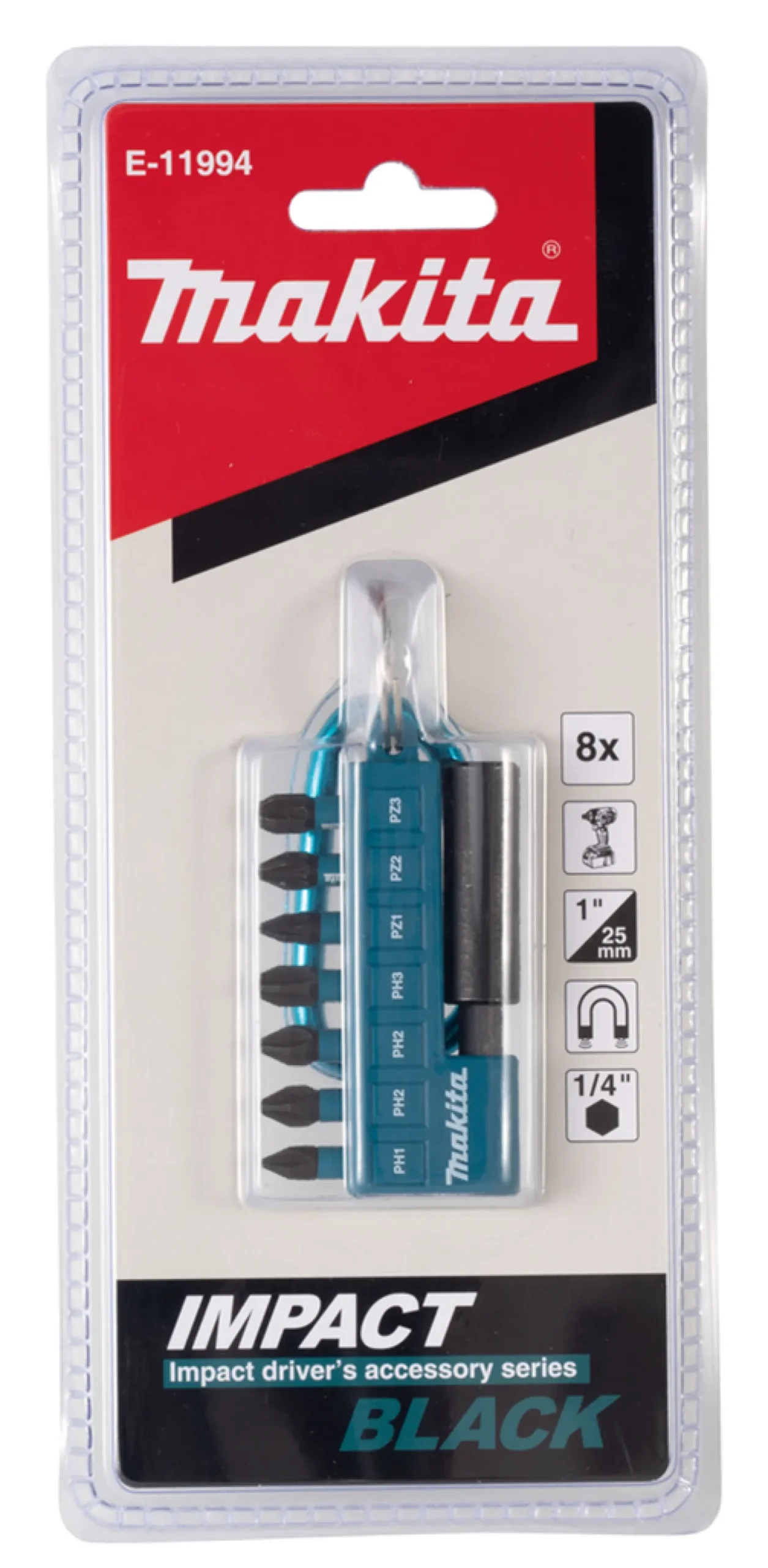 Zestaw bitów udarowych Makita Impact Black E-11994
