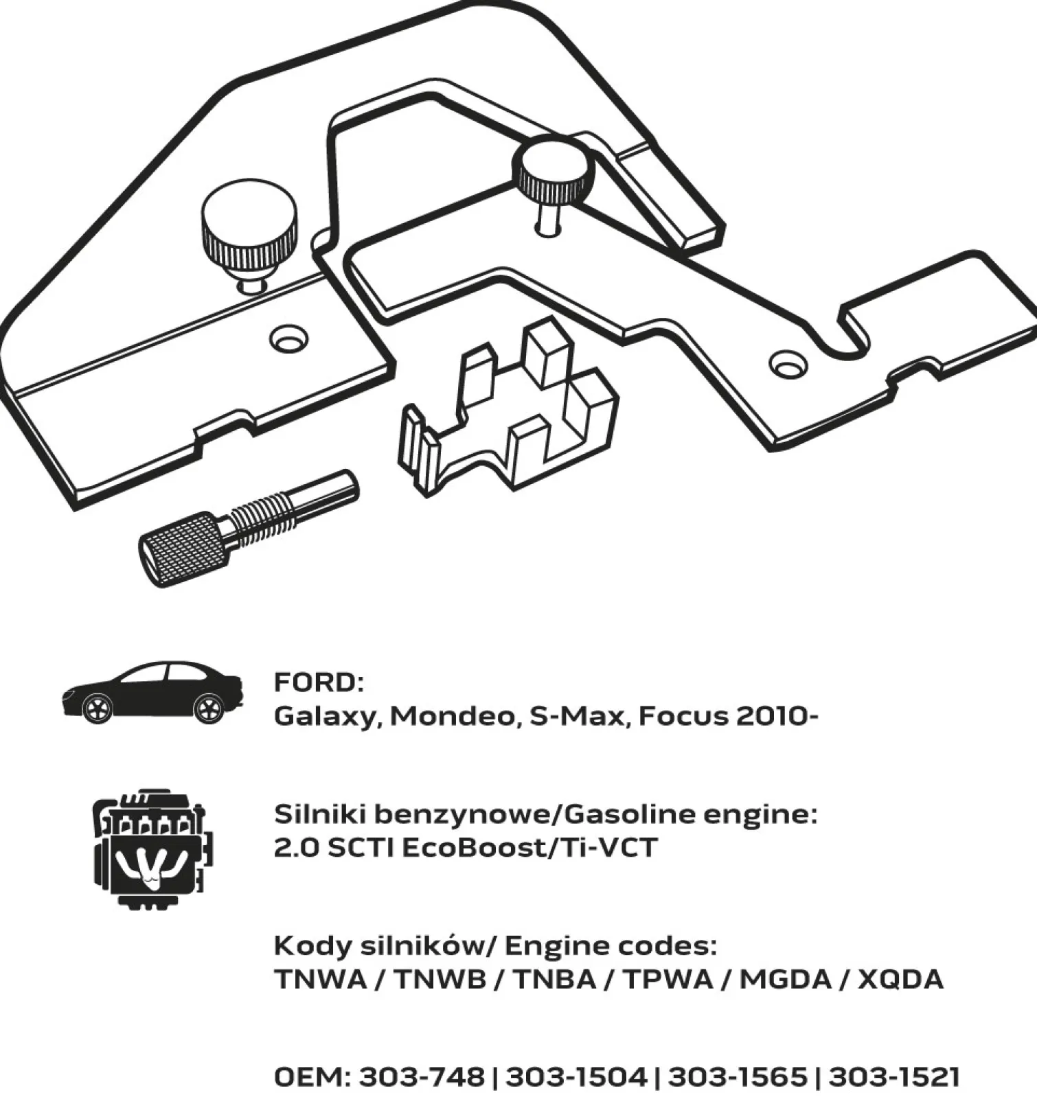 Zestaw blokad rozrządu Neo 11-336
