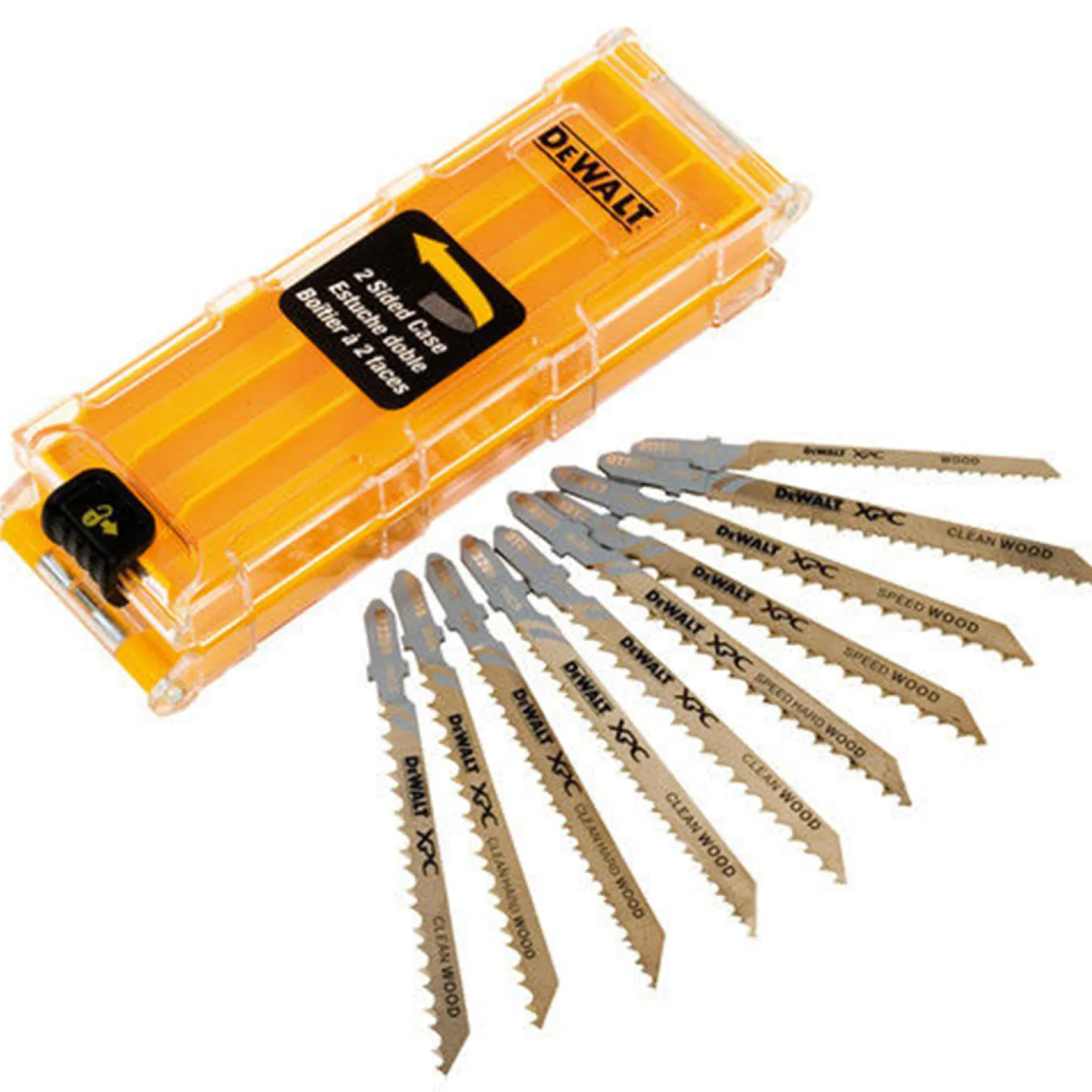 Zestaw brzeszczotów z uchwytem T DT2296 (10 szt,) DeWalt DT2296