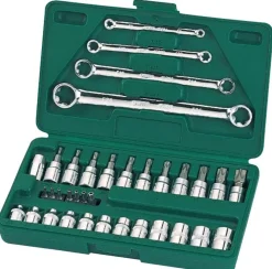 Zestaw 35-części TORX 1/4" i 3/8" Sata 09010