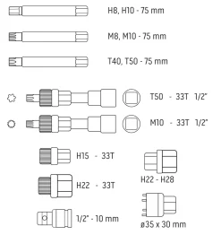 Zestaw do demontażu alternatora Neo 11-167