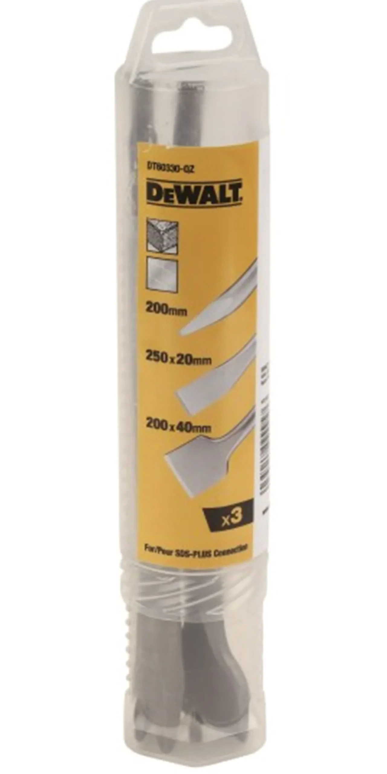 Zestaw dłut SDS-Plus (3szt.) DeWalt DT60330