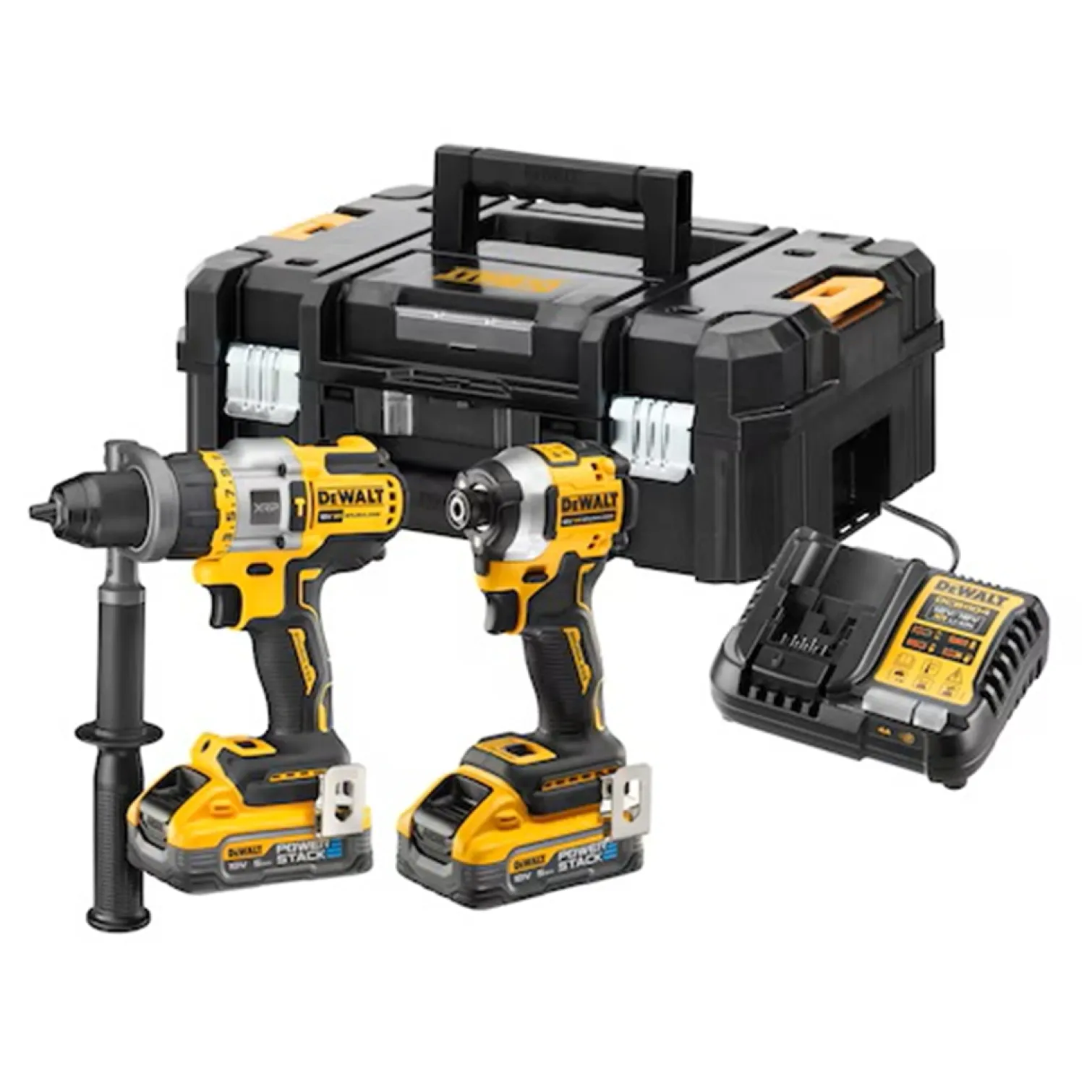 Zestaw elektronarzędzi 18V DeWalt XR DCK2052H2T 2x5.0Ah