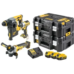 Zestaw elektronarzędzi 18V DeWalt XR DCK305P3T 3x5.0Ah