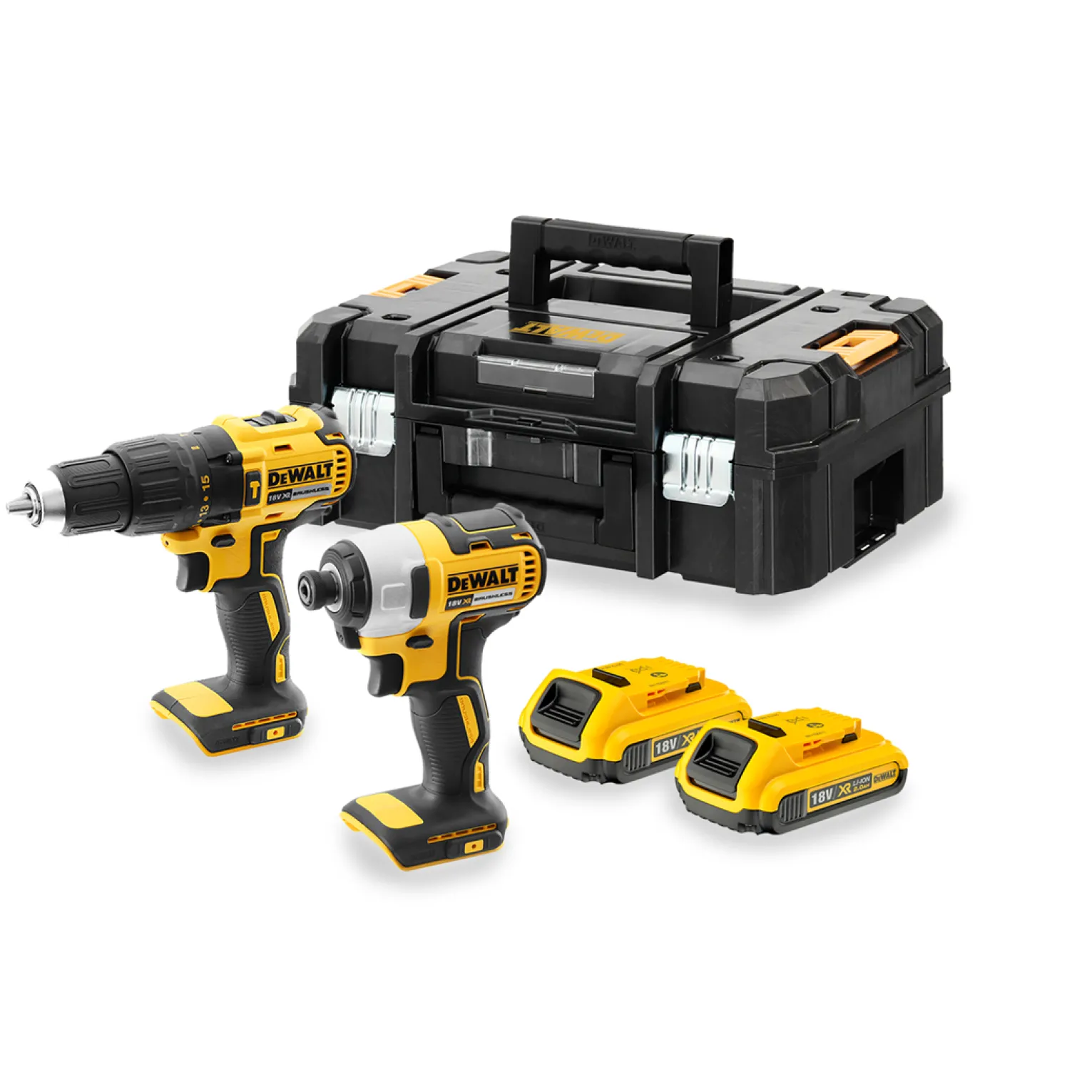 Zestaw elektronarzędzi 18V DeWalt XR DCK2060D2T 2x2.0Ah