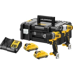 Zestaw elektronarzędzi 12V DeWalt XR DCK2110L2T 2x3.0Ah