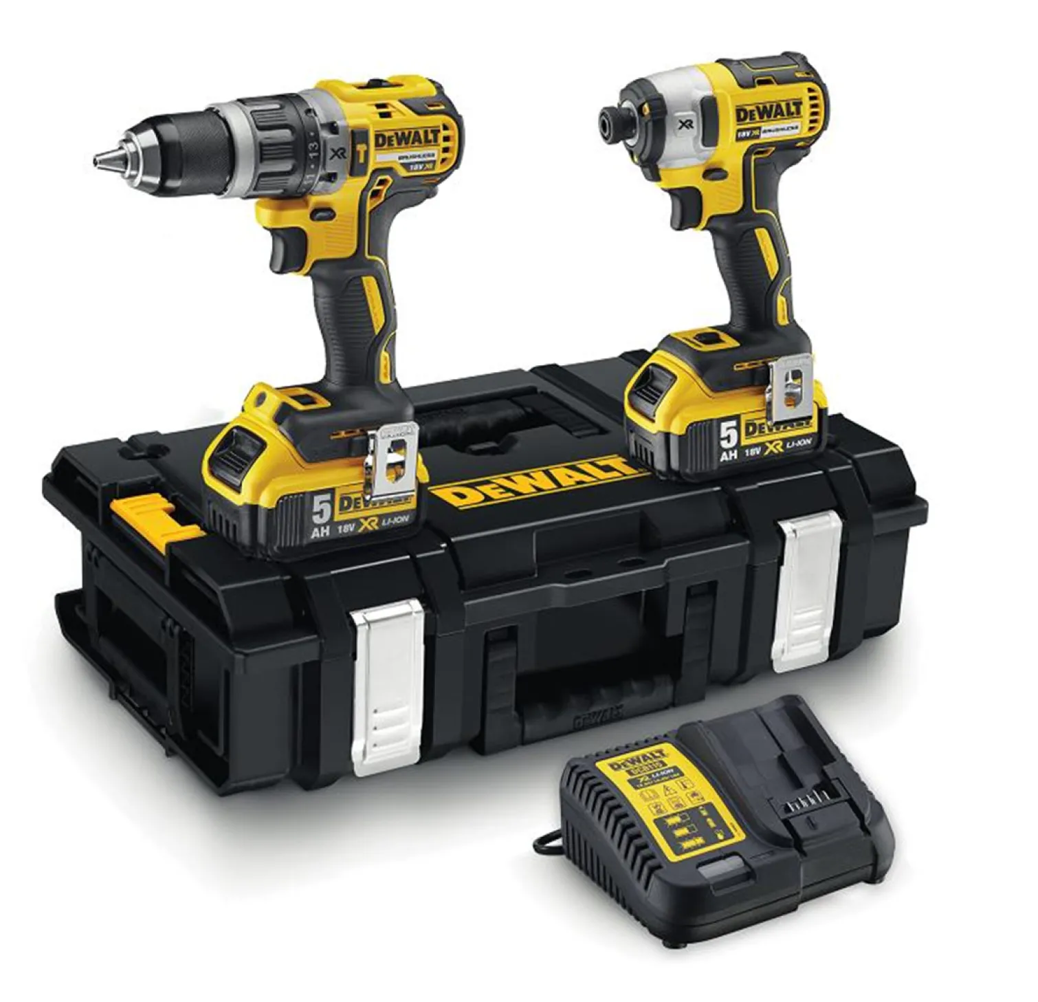 Zestaw elektronarzędzi 18V DeWalt XR DCK266P2 2x5.0Ah