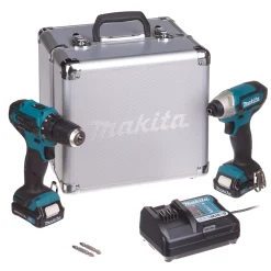 Zestaw elektronarzędzi 12V Makita CXT CLX224X 2x1.3Ah