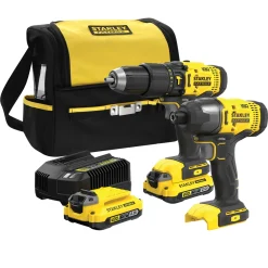 Zestaw elektronarzędzi 18V Stanley FatMax V20 SFMCK465D2S 2x2.0Ah