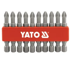 Zestaw grotów do wkrętarki 50mm 10 sztuk Yato YT-0483