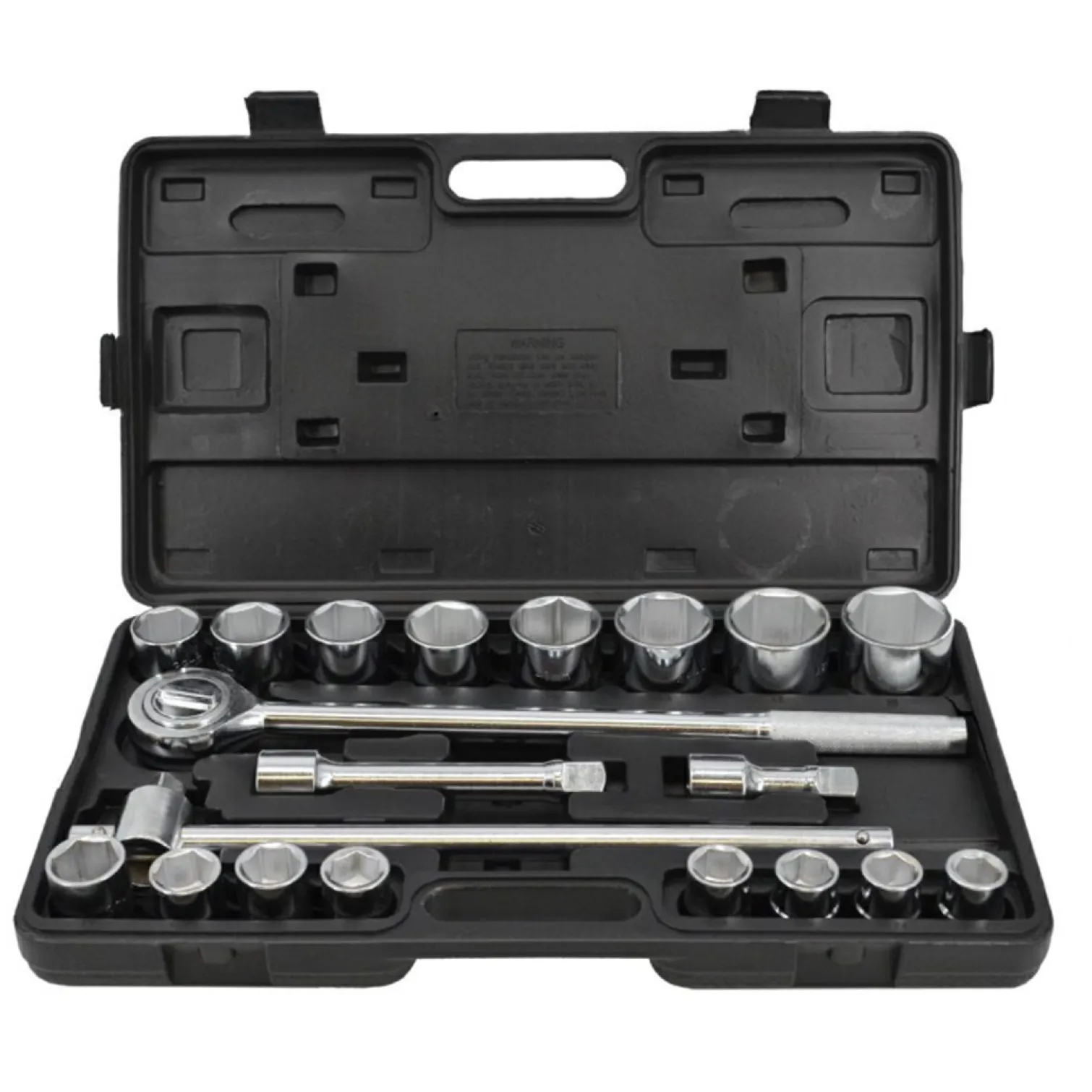 Zestaw kluczy nasadowych 3/4" z grzechotką, 21 elementów Awtools AW39021