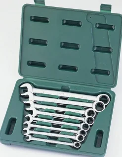 Zestaw 8 kluczy płasko-oczkowych z grzechotką Gearwrench Sata 09079