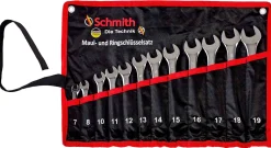 Zestaw kluczy płasko-oczkowych 12szt. Schmith SQKPO-01