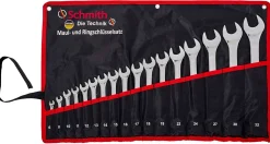 Zestaw kluczy płasko-oczkowych 17szt. Schmith SQKPO-02