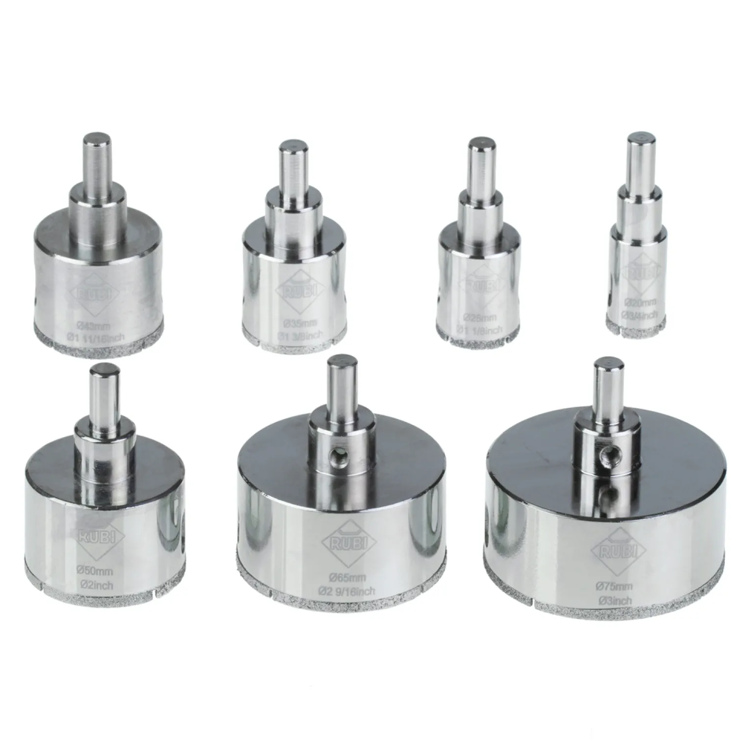 Zestaw koronek diamentowych easy gres plus Rubi 50937