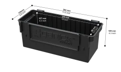 Zestaw modułowych pojemników Qbrick System Custom Deep Modular Bin Set