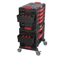 Zestaw modułowych pojemników Qbrick System Custom Deep Modular Bin Set