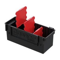 Zestaw modułowych pojemników Qbrick System Custom Deep Modular Bin Set