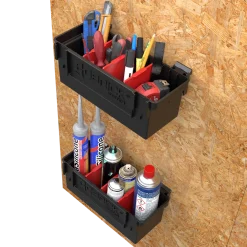 Zestaw modułowych pojemników Qbrick System Custom Deep Modular Bin Set
