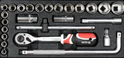 Zestaw narzędziowy 1/2" (25szt.) Yato YT-12671