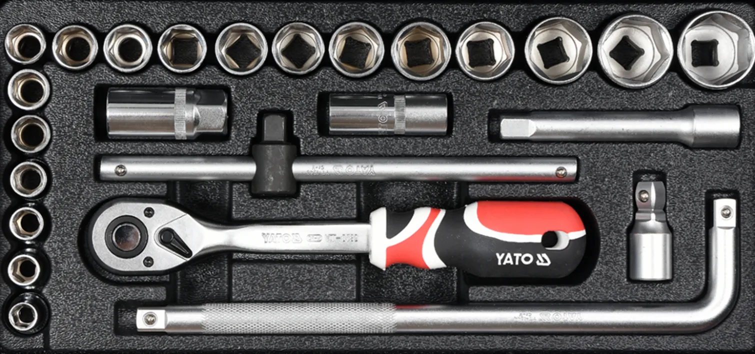 Zestaw narzędziowy 1/2" (25szt.) Yato YT-12671
