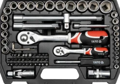 Zestaw narzędziowy 1/2" 72szt. Yato YT-38782