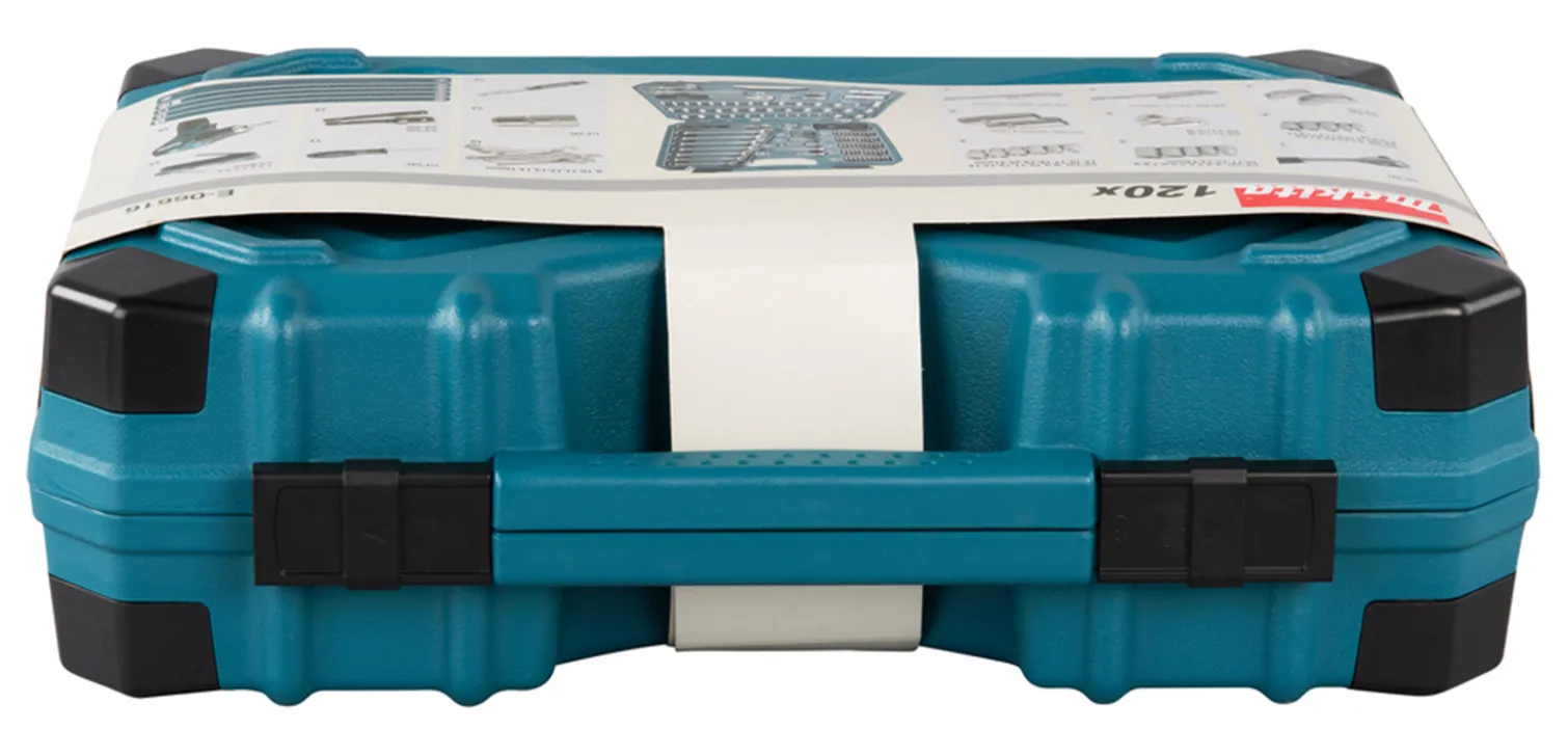 Zestaw narzędzi ręcznych, 120 elementów Makita E-06616