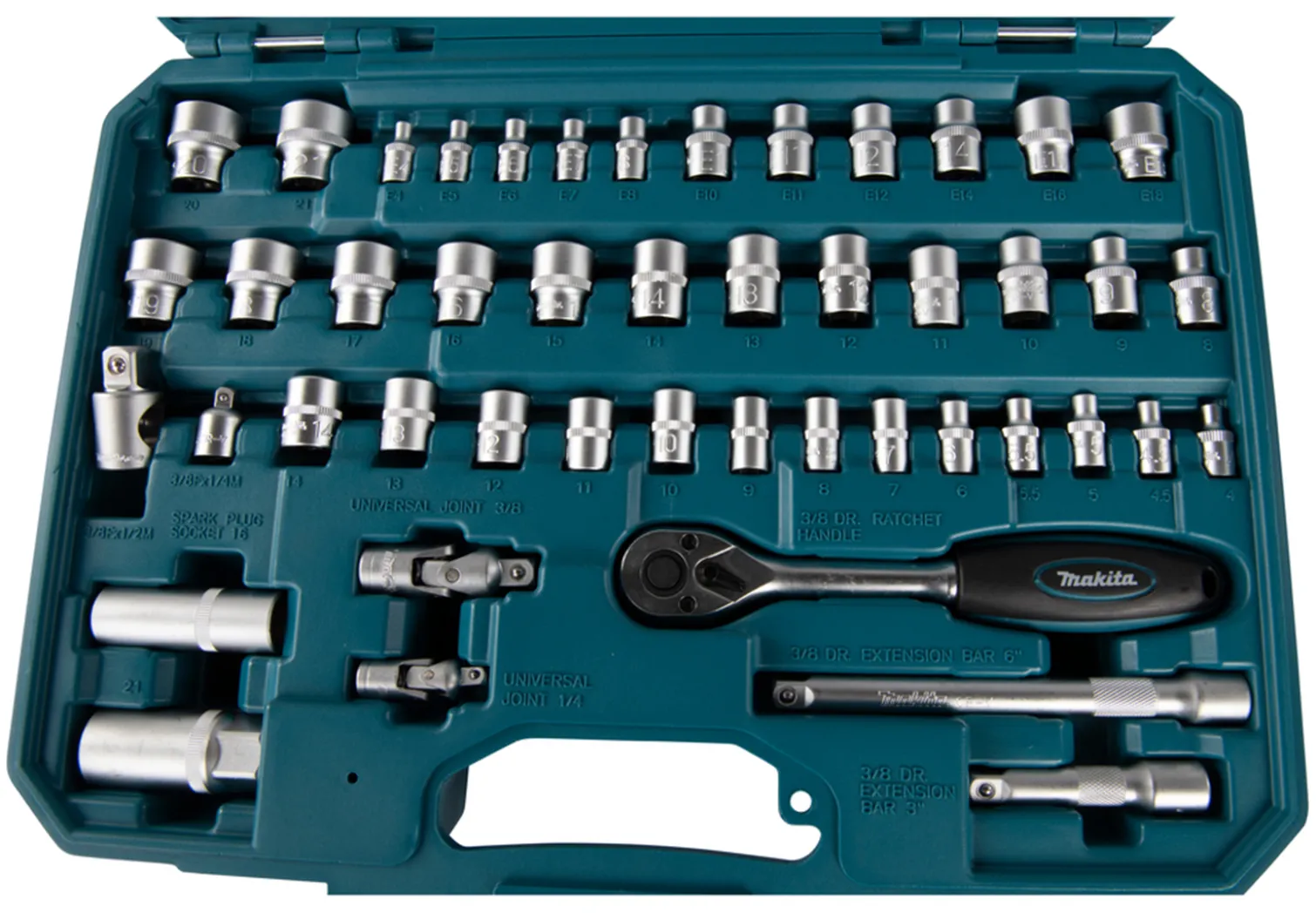 Zestaw narzędzi ręcznych, 120 elementów Makita E-06616