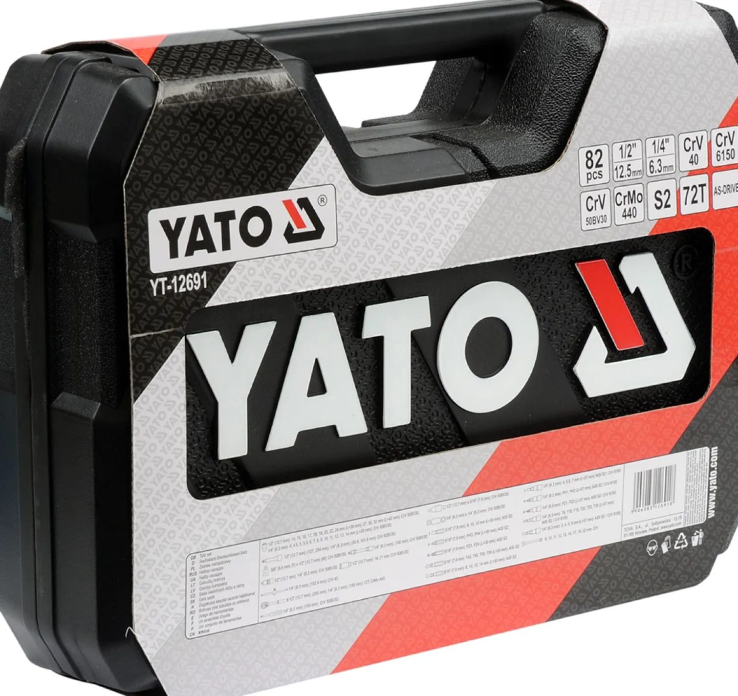 Zestaw narzędzi (82szt.) Yato YT-12691