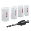 Zestaw otwornic 22, 25, 29, 32 mm + adapter + wiertło prowadzące Makita D-33641