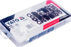Zestaw przelotek gumowych 180szt mix Yato YT-06878