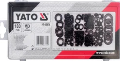 Zestaw przelotek gumowych 180szt mix Yato YT-06878