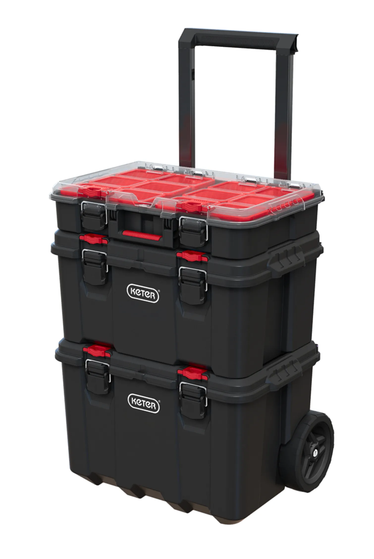 Zestaw 3 skrzynek Keter Stack'N'Roll