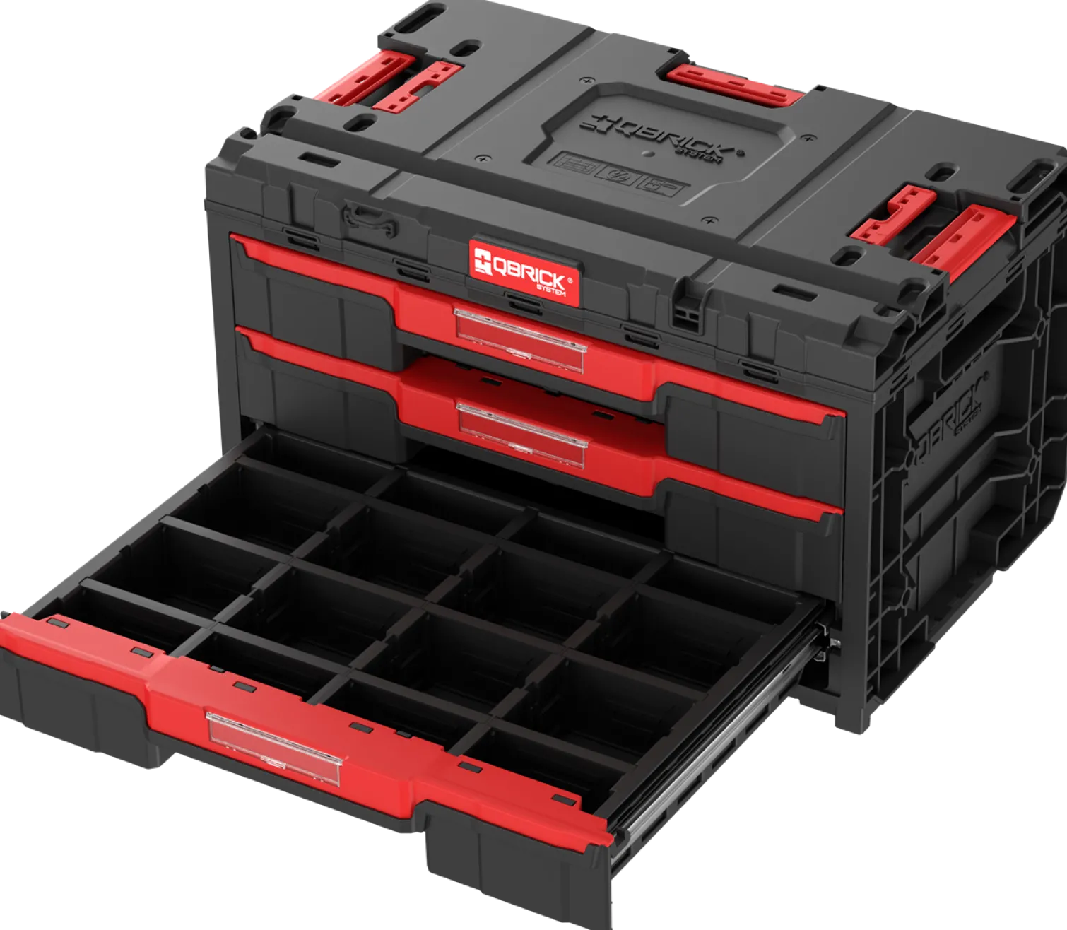 Zestaw szuflad na platformie kołowej Qbrick System ONE 2.0 WORKSHOP DRAWERS SET nr 4