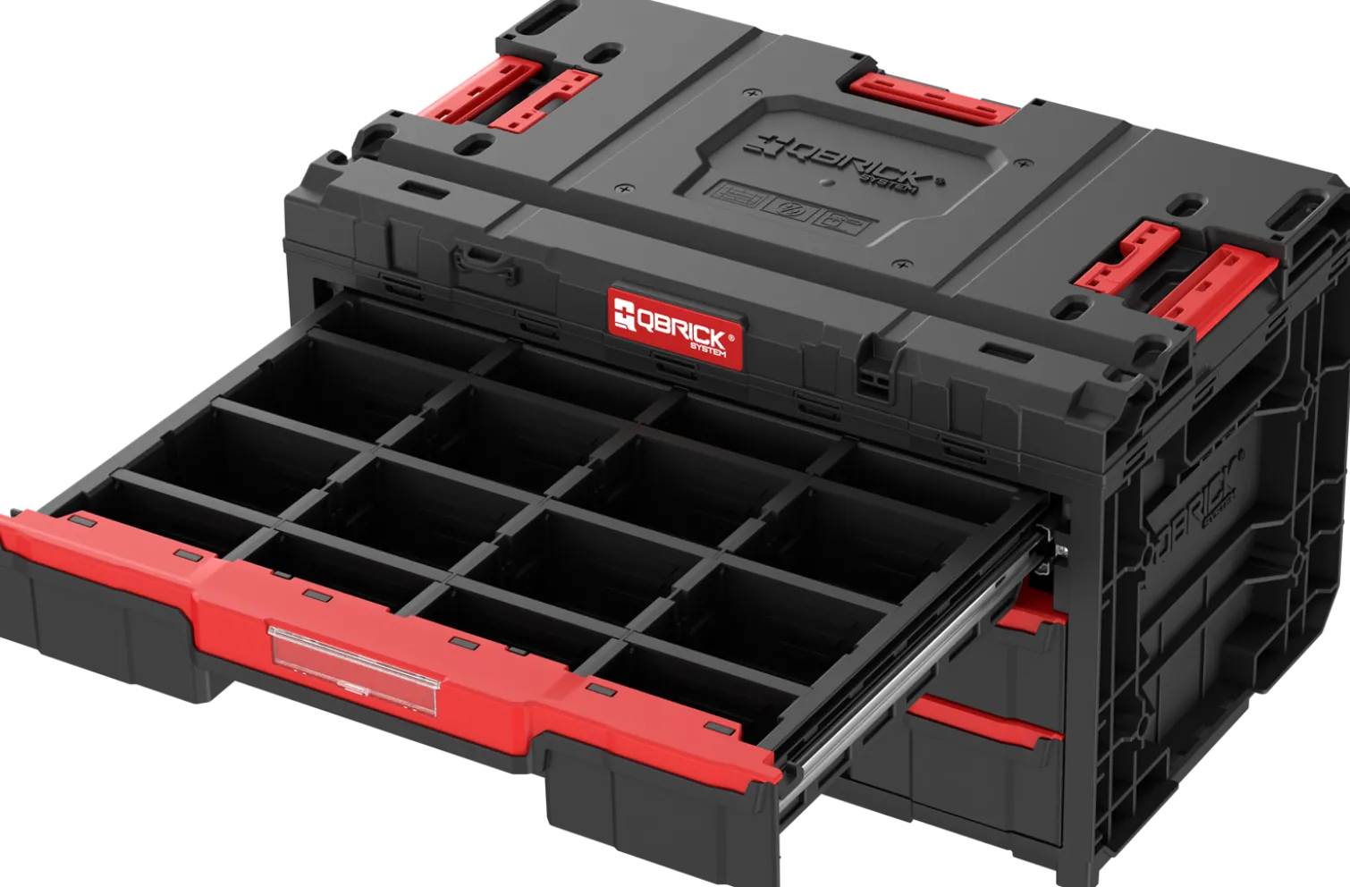 Zestaw szuflad na platformie kołowej Qbrick System ONE 2.0 WORKSHOP DRAWERS SET nr 4