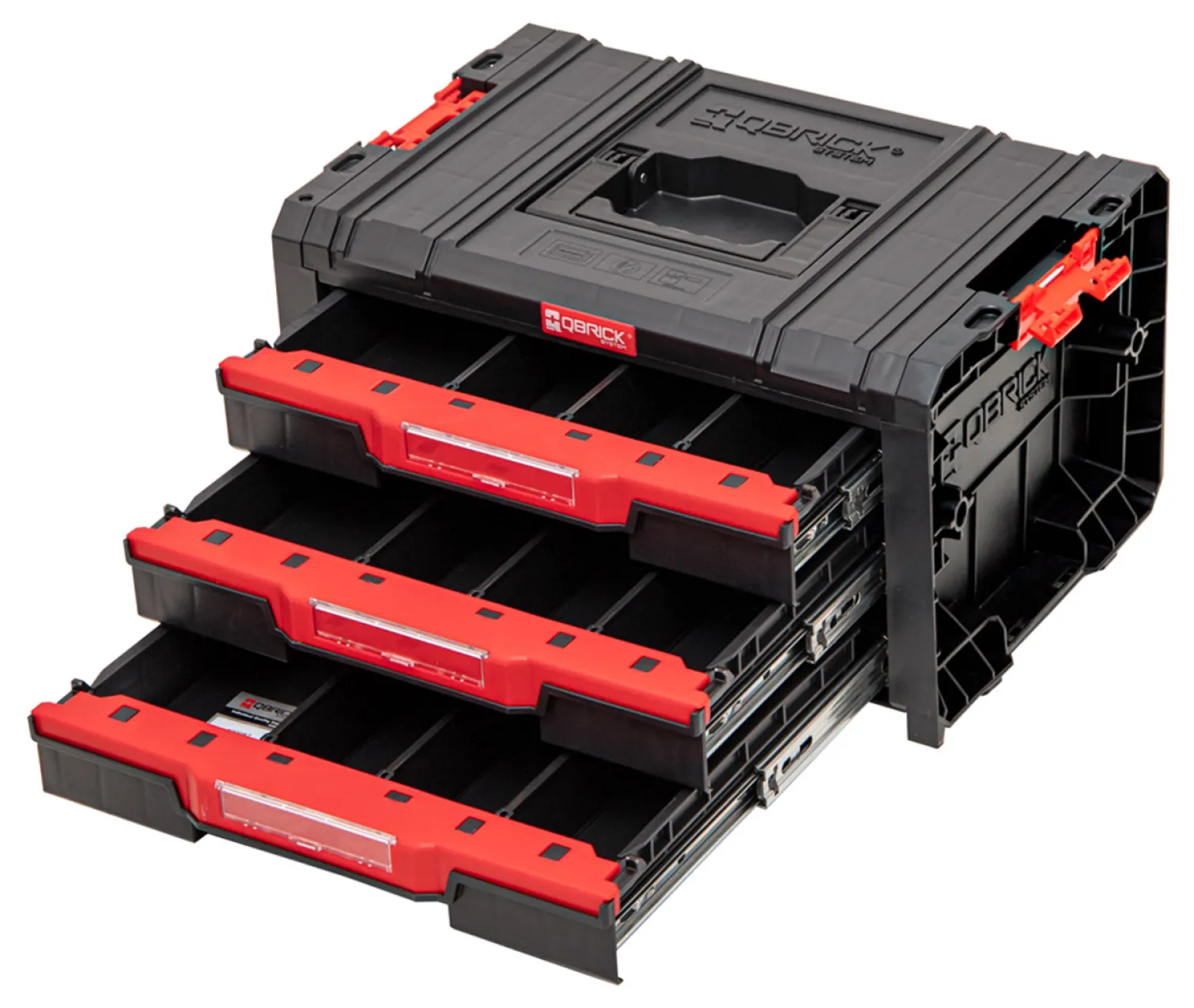Zestaw szuflad na platformie kołowej Qbrick System PRO 2.0 DRAWER SET
