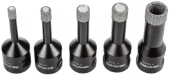 Zestaw 5 wierteł diamentowych Graphite 55H319